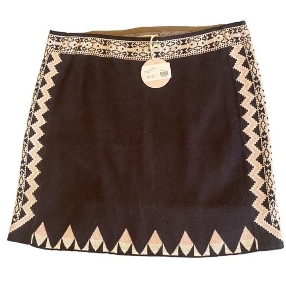 Anthropologie Odd Molly Pocahontas mini knit skirt NWT retail $121. Size 3